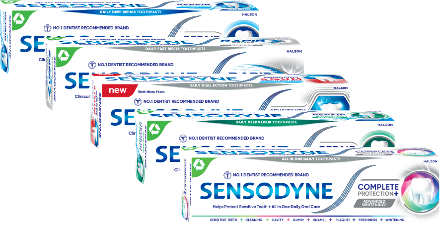 Sensodyne toothpastes